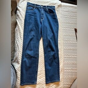SOLD Abercrombie & Fitch The Ankle Straight Ultra High Rise Jeans Dark Wash 27/4